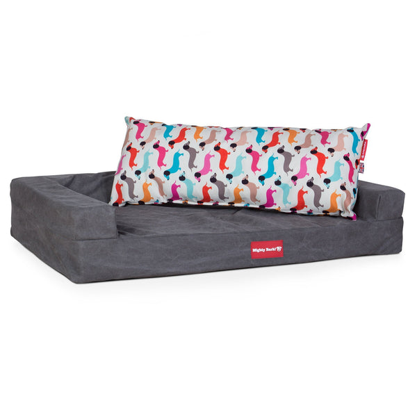 The-Bailey-Giant-Memory-Foam-Pillow-For-On-Dog-Beds-Daschund-Print_2
