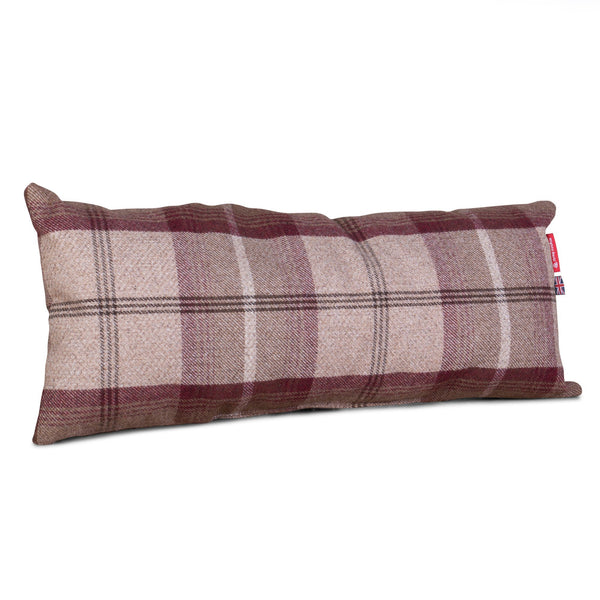 The-Bailey-Giant-Memory-Foam-Pillow-For-On-Dog-Beds-Tartan-Mulberry_1
