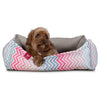 the-nest-orthopedic-memory-foam-dog-bed-geo-print-pink_3
