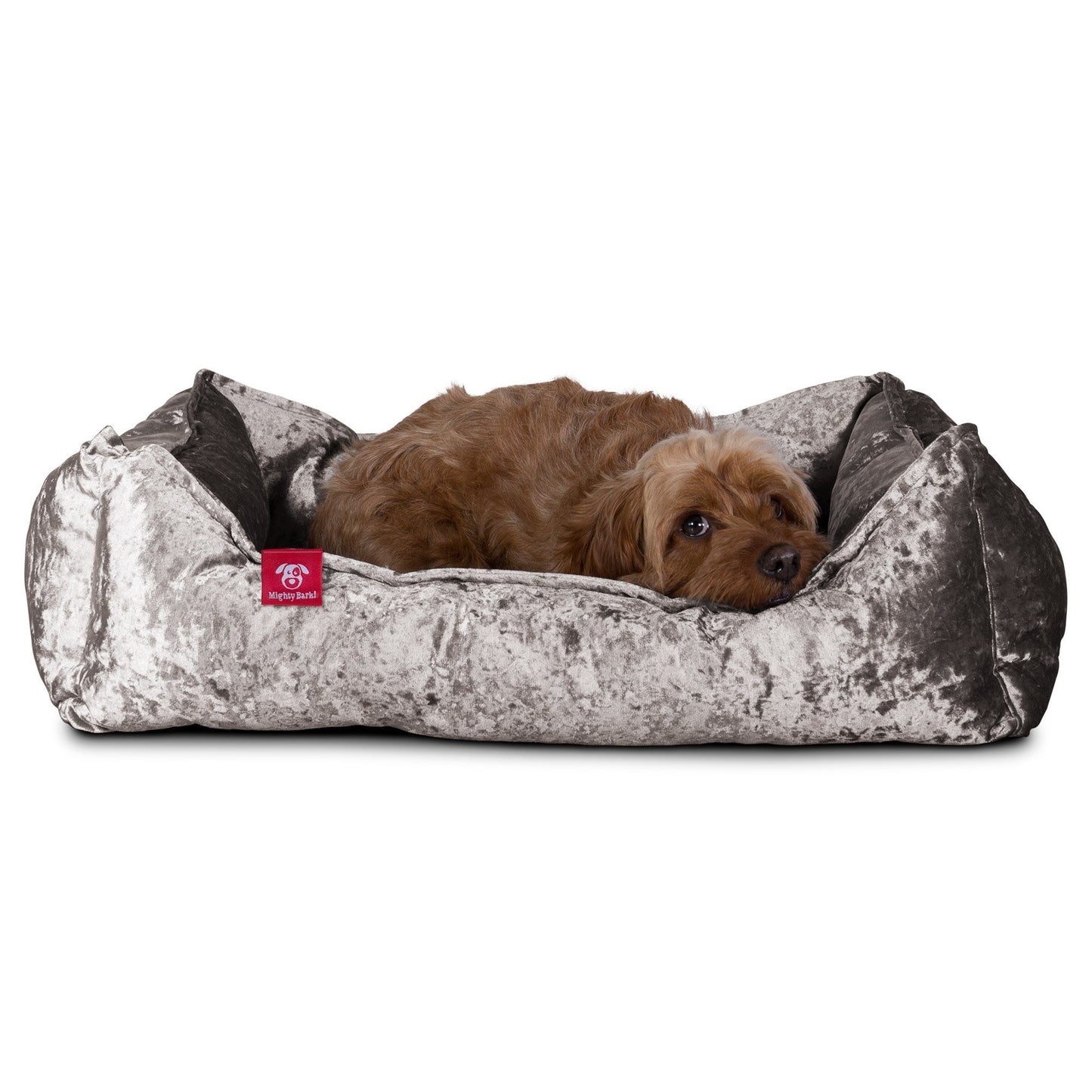 the-nest-orthopedic-memory-foam-dog-bed-glitz-silver_4